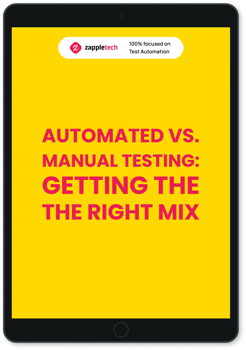Automated vs. Manual Testing Getting the Right Mix