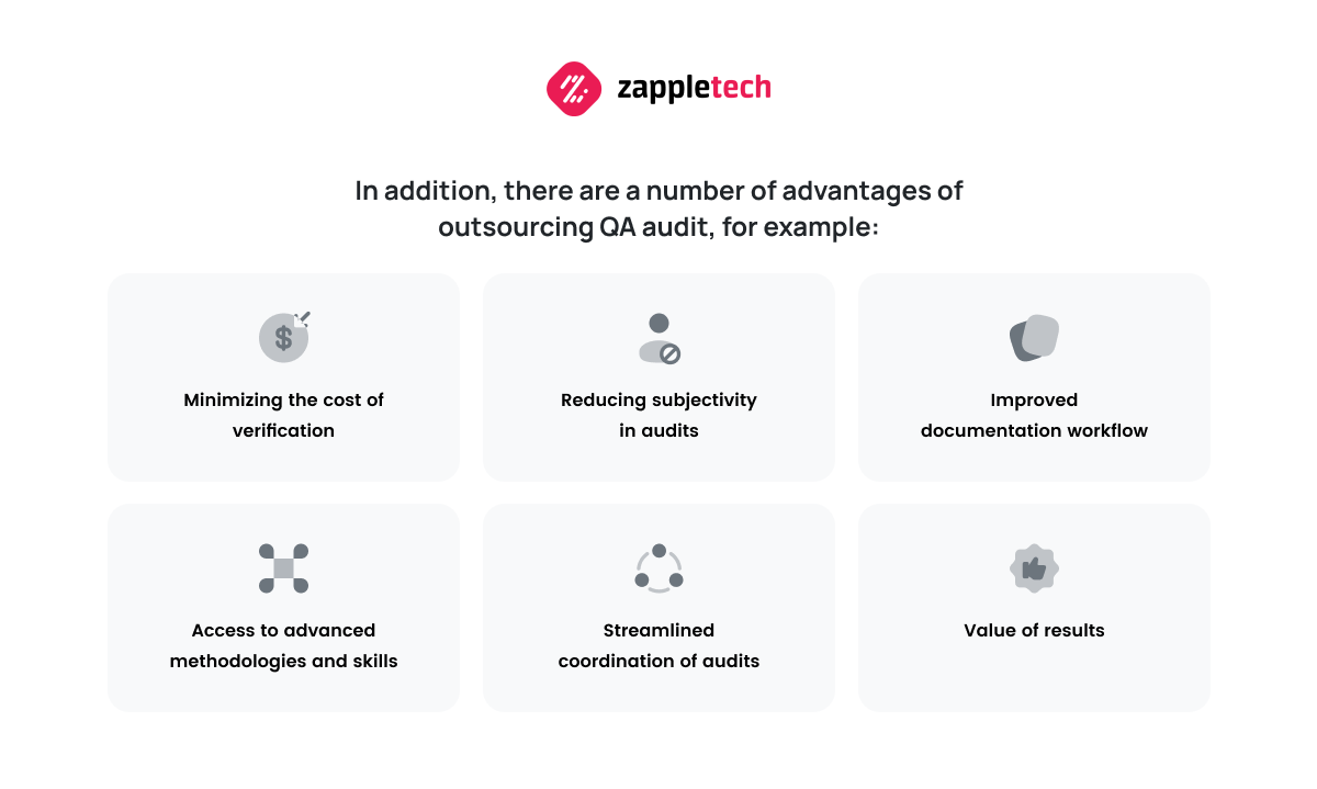 Advantages of outsourcing QA audit